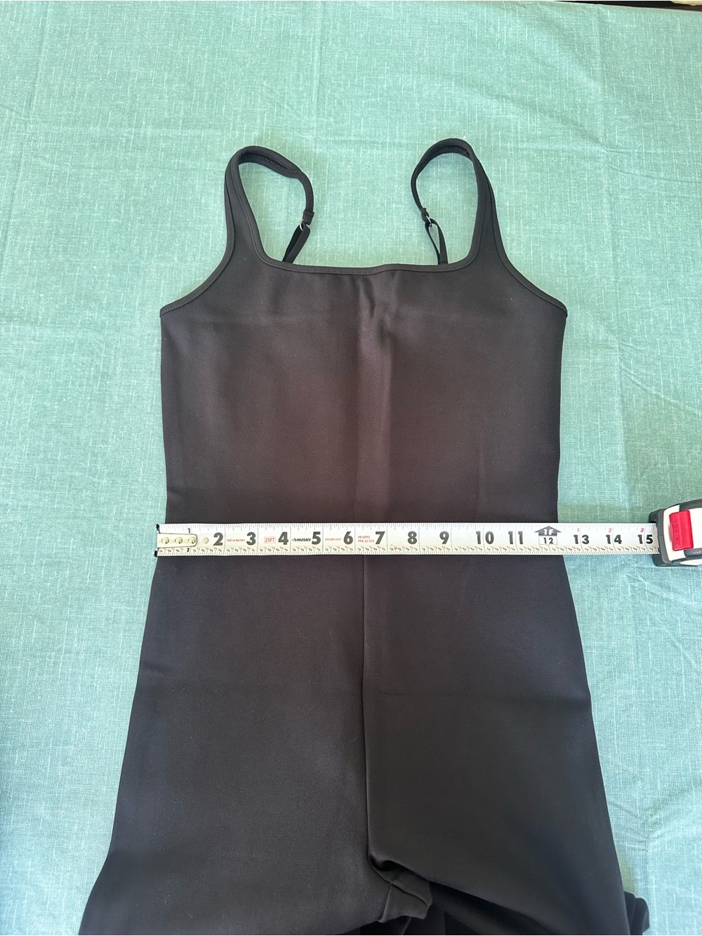 Abercrombie & Fitch Black Bootcut Flared Jumpsuit Fitted/Flared XST New - Picture 7 of 12
